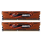 Memorie G.Skill Ares 16 GB DDR3 1600 MHz CL10, kit 2 x 8 GB, XMP, Auriu-negru