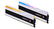 Memorie G.Skill Trident Z5 96 GB DDR5 6400 MHz CL32, kit 2 x 48 GB, XMP 3.0, Alb-negru, RGB