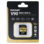 Patriot SDXC 256GB EP V90  300/260 MB/s UHS-II U3 Class10