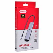 Unitek H1112F active HUB USB-C 5 Gbps  HDMI RJ-45 PD 100 W