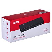 UNITEK HUB USB-A + DC Y-3184 7x USB 3.2 Gen 1 (3.1 Gen 1) Type-A