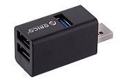 ORICO MINI HUB USB-A  3x USB-A (2x2.0  1x3.1)  MINI-U32L-BK-BP