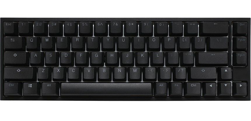 Ducky One 2 SF Gaming Keyboard  MX-Blue  RGB LED - black