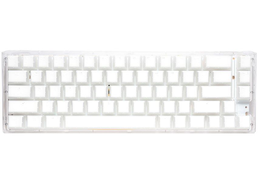 Ducky One 3 Aura White SF Gaming Keyboard  RGB LED - MX-Speed-Silver