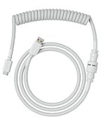 Glorious Coiled Cable Ghost White  USB-C to USB-A  1.37m - white
