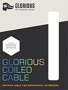 Glorious Coiled Cable Ghost White  USB-C to USB-A  1.37m - white