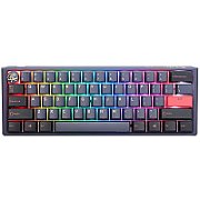 Ducky One 3 Cosmic Blue Mini Gaming Keyboard  RGB LED - MX-Ergo-Clear