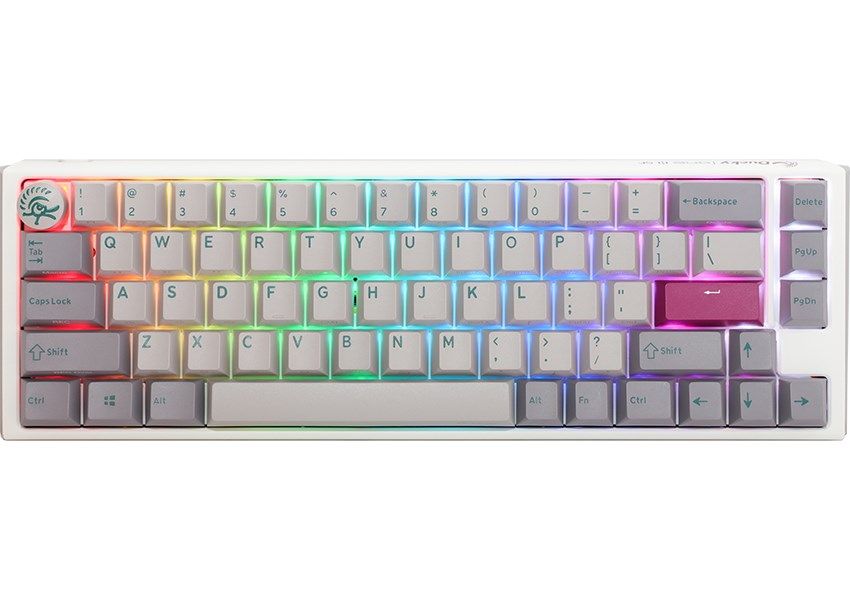 Ducky One 3 Mist Grey SF Gaming Keyboard  RGB LED - MX-Brown (US)