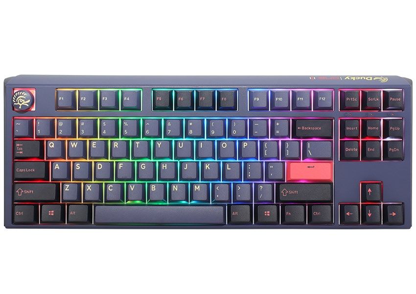 Ducky One 3 Cosmic Blue TKL Gaming Keyboard  RGB LED - MX-Red