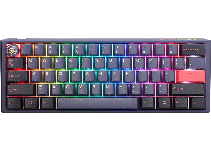 Ducky One 3 Cosmic Blue Mini Gaming Keyboard  RGB LED - MX-Speed-Silver (US)