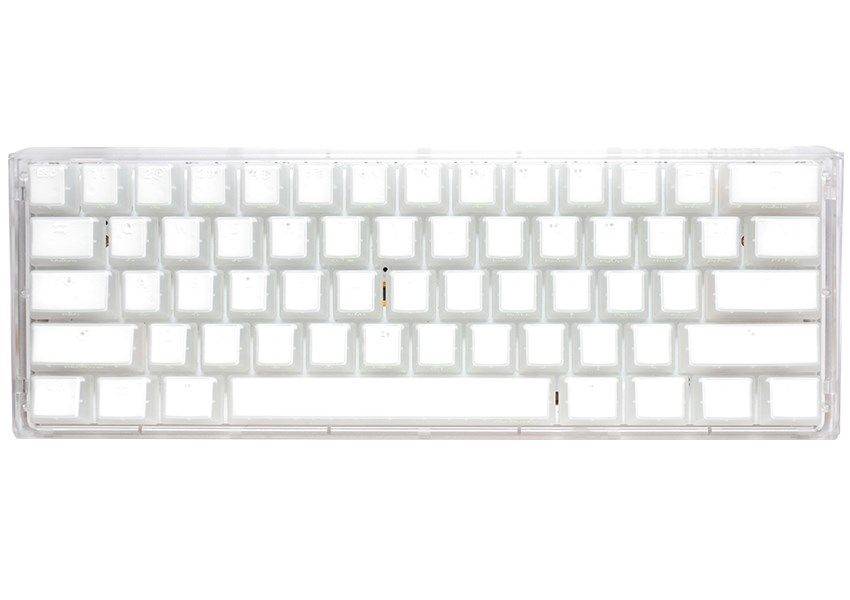 Ducky One 3 Aura White Mini Gaming Keyboard  RGB LED - MX-Blue (US)