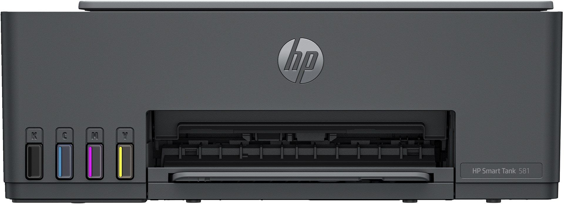 Imprimanta multifunctionala inkjet color HP Tank 581 AIO, A4, USB 2.0, Wi-Fi, 22 ppm negru, 12 ppm color