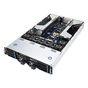 Server ASUS ESC4000A-E11, Rack 2U, fara procesor, fara memorie, fara stocare, 8 x SFF, Fara sursa Fara sistem de operare