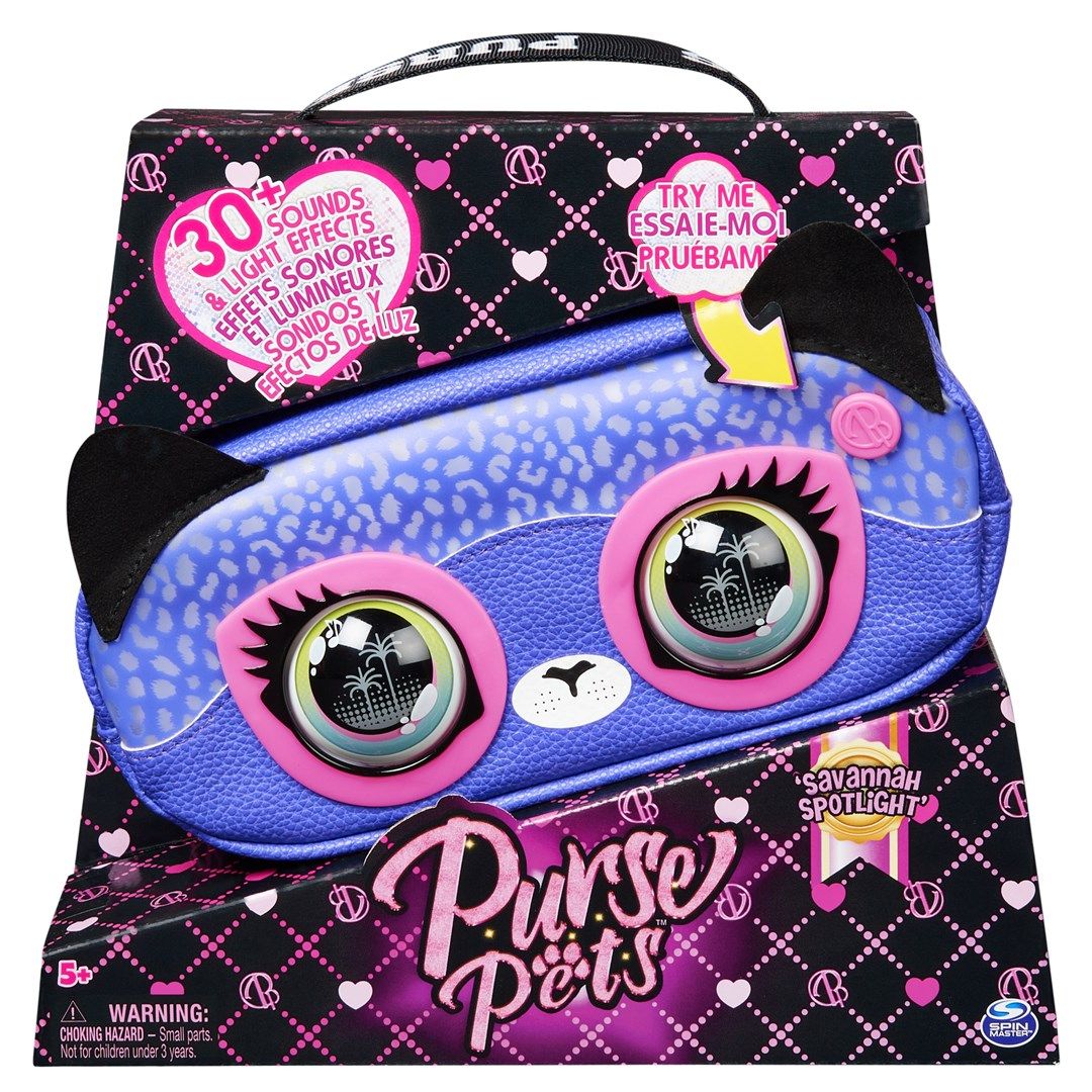 Purse Pets Cheetah 6066544 Spin Master Interactive Pouch