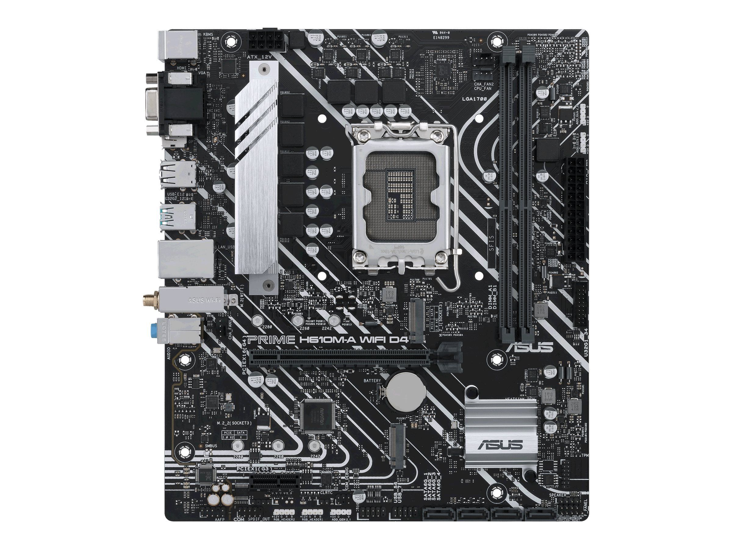ASUS 1700 PRIME H610M-A WIFI D4 M-ATX