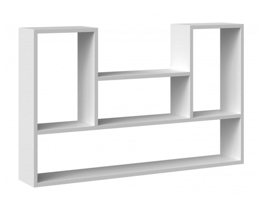 BILBAO 4P hanging rack 100x16x60 cm  white