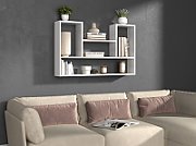 BILBAO 4P hanging rack 100x16x60 cm  white