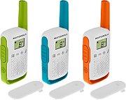 Motorola T42 two-way radio 16 channels Blue  Green  Orange  White