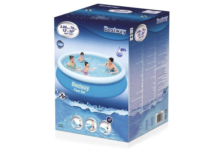 Swimming pool with blow flange 366x76 B57273