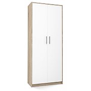 Filing cabinet OLIV 2D 74x35x180 cm  Sonoma/White