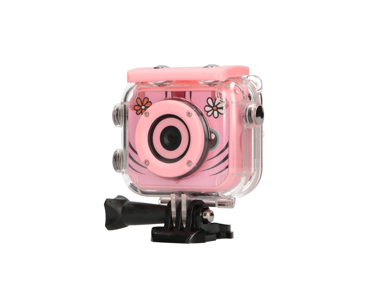 Extralink Kids Camera H18 Pink | Camera | 1080P 30fps  IP68  2.0  display
