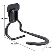 Maclean Bicycle Stand Bike Wall Mount Holder Vertical Steel Storage Hook 20kg Garage