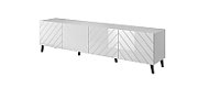 RTV cabinet ABETO 200x42x52 white/gloss white