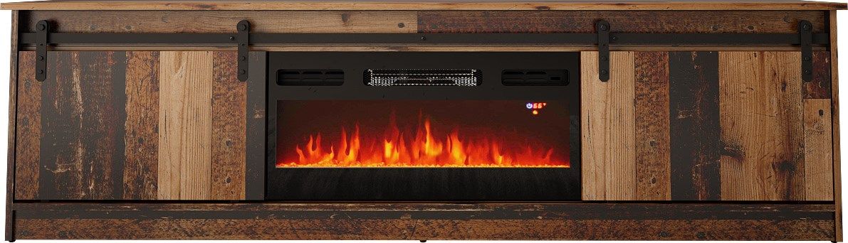 RTV GRANERO + fireplace cabinet 200x56.7x35 old wood
