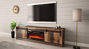 RTV GRANERO + fireplace cabinet 200x56.7x35 old wood