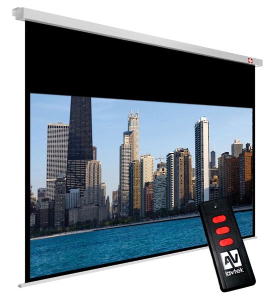 Avtek Cinema Electric 240 projection screen 16:9 103 9