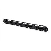 Digitus | Patch Panel | DN-91624U | Black | Category: CAT 6 Ports: 24 x RJ45 Retention strength: 7.7 kg Insertion force: 30N max | 48.2 x 4.4 x 10.9 cm