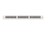 Patch panel Lanberg PPSA-1024-S, 19-inch, 1U, 24 prize RJ45 STP Cat.6a, gri