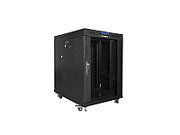 Lanberg FF01-8015-12BL rack cabinet 15U Freestanding rack Black