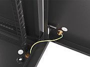 Lanberg WF01-6409-00B rack cabinet 9U Wall mounted rack Black