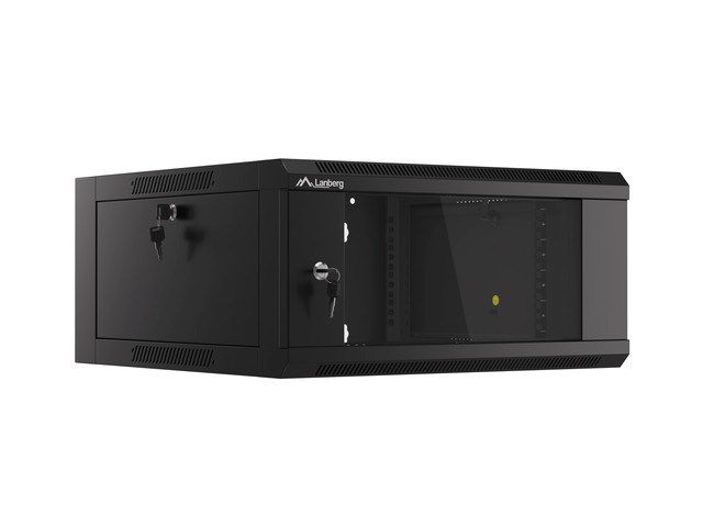 LANBERG HANGING 19  RACK CABINET 4U 570X600 QUICK ASSEMBLY
