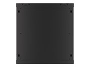 Lanberg WF01-6612-00B rack cabinet 12U Wall mounted rack Black