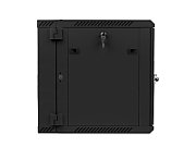 Lanberg WF02-6612-10B rack cabinet 12U Wall mounted rack Black