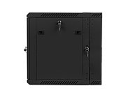 Lanberg WF02-6612-10B rack cabinet 12U Wall mounted rack Black