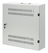 Low Profile Wall Mounted Cabinet 4U + 2U Rack 19  Grey