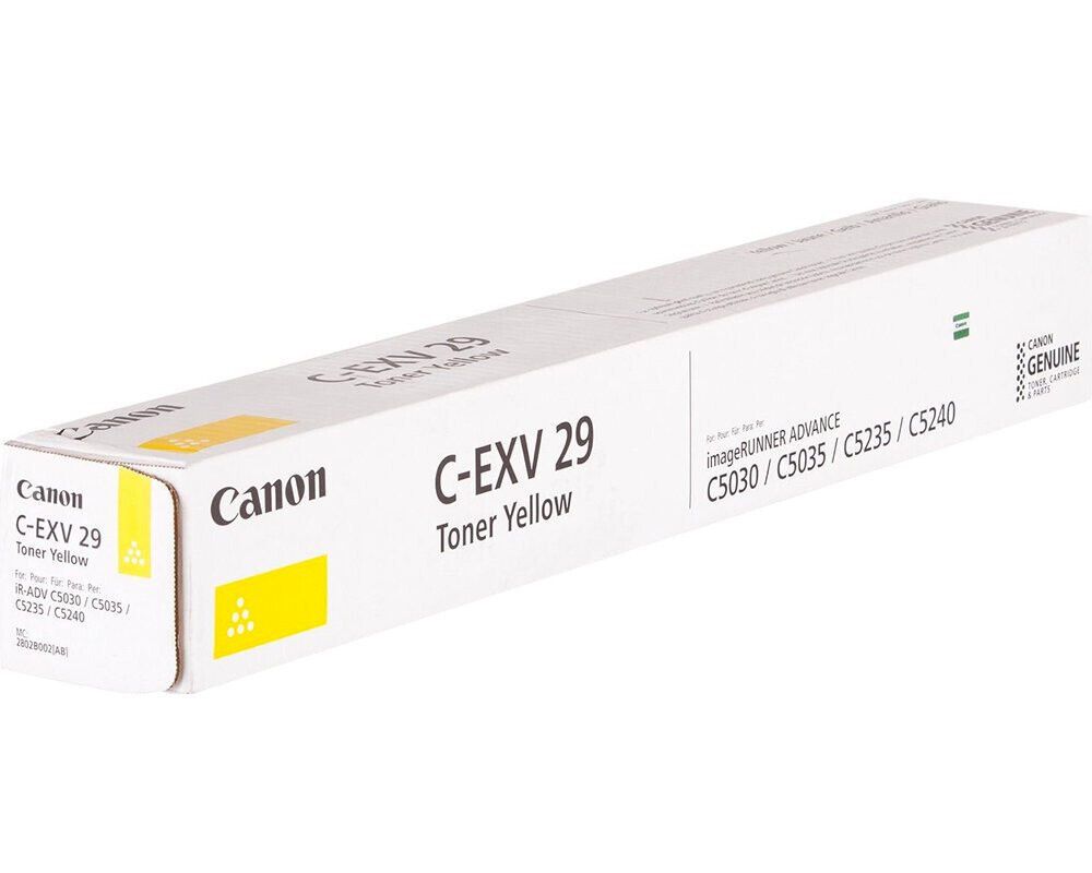 Cartus toner Canon CANON C-EXV29 2802B002 ,Galben ,27 000 pagini ,Original (CEXV29y) 