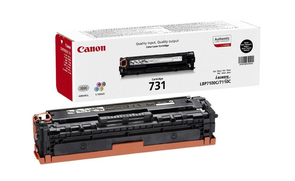 Cartus toner Canon CANON CRG-731  6272B002 ,Negru ,1 400 pagini ,Original (CRG731B) 