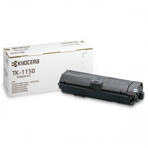Cartus toner Kyocera KYOCERA TONER TK-1150 1T02RV0NL ,Negru ,3 000 pagini ,Original (TK-1150) 