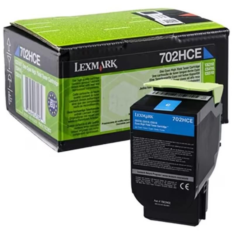 Cartus toner Lexmark LEXMARK 70C2HCE ,Albastru ,3 000 pagini ,Original (70C2HCE) 