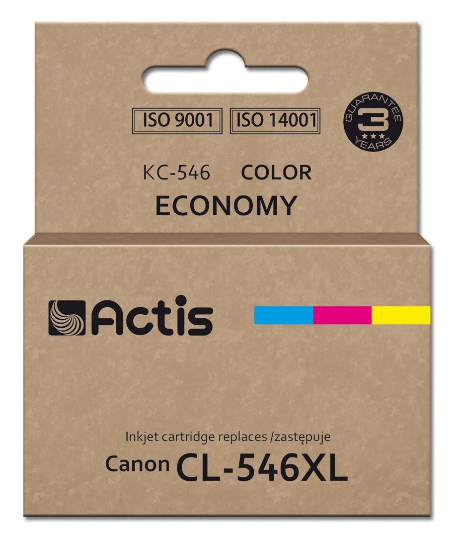 Actis KC-546 ink cartridge (Canon CL-546XL replacement Supreme 15 ml 180 pages magenta  blue  yellow).