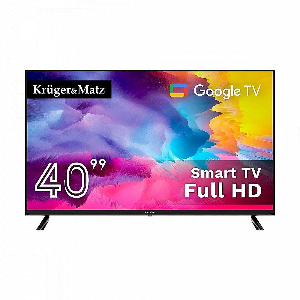 Telewizor Kruger&ampMatz 40&quot FHD Google TV  DVB-T2/T/C  H.265  HEVC