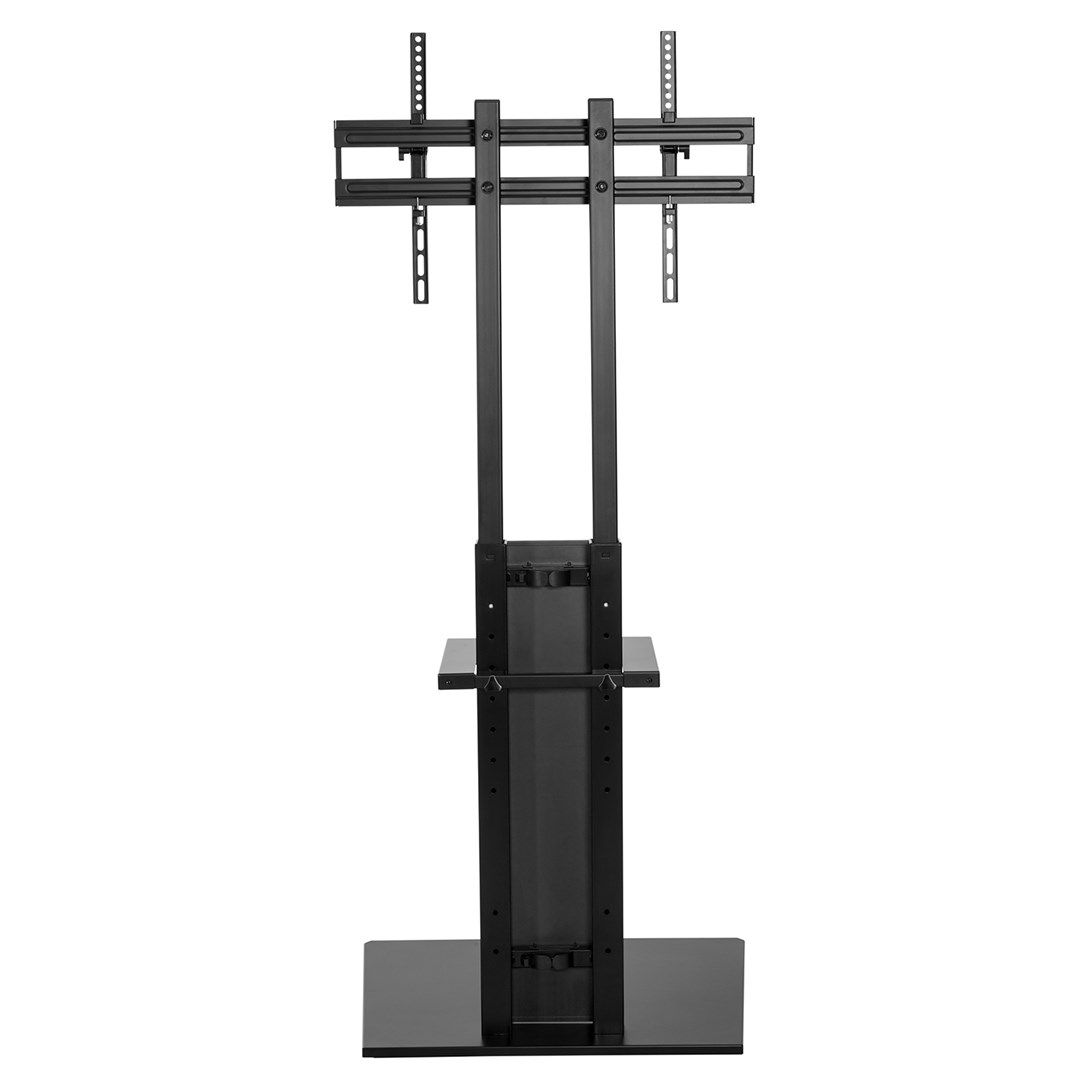Maclean MC-865 Professional Modern TV Floor Stand with a Shelf for 37  - 70  Screens  max load 40kg  max VESA 600x400  Adjustable height  TV Entertainment Station