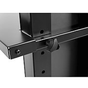 Maclean MC-865 Professional Modern TV Floor Stand with a Shelf for 37  - 70  Screens  max load 40kg  max VESA 600x400  Adjustable height  TV Entertainment Station