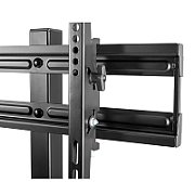 Maclean MC-865 Professional Modern TV Floor Stand with a Shelf for 37  - 70  Screens  max load 40kg  max VESA 600x400  Adjustable height  TV Entertainment Station