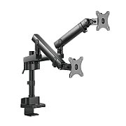 Maclean Desktop Mount for 2 LCD Monitors  Vesa 75x75 and 100x100  17-32   2x8kg  MC-812