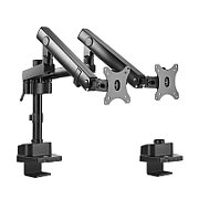 Maclean Desktop Mount for 2 LCD Monitors  Vesa 75x75 and 100x100  17-32   2x8kg  MC-812